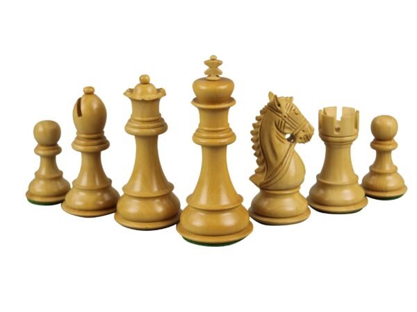 Sheesham Chess Set Sheesham Flat Chess Board 20 Inch With Ebonised King Bridal Staunton Chess Pieces 3.75 Inch - Image 5