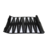 Black Travel Roll Up Backgammon Set 13 Inch - Image 2