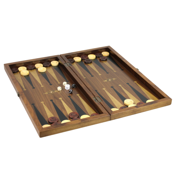 Helena Urban Walnut Backgammon Set 20 Inch - Image 2