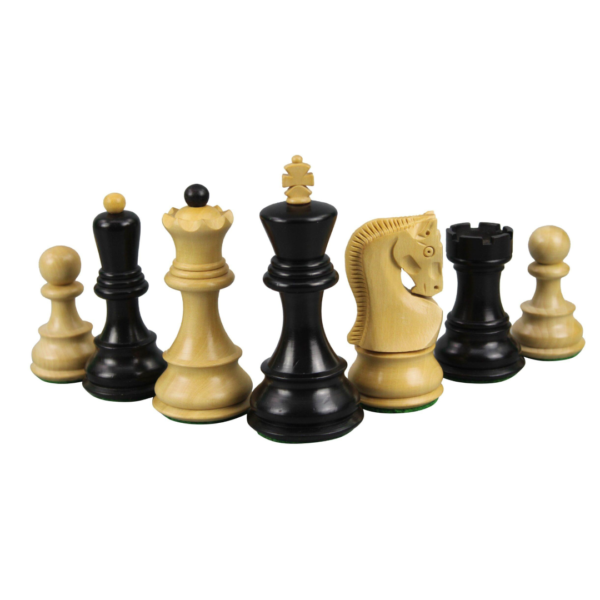 Sheesham Chess Set With Sheesham Flat Chess Board 20 Inch and Ebonised Zagreb Chess Pieces 3.75 Inch - Image 7