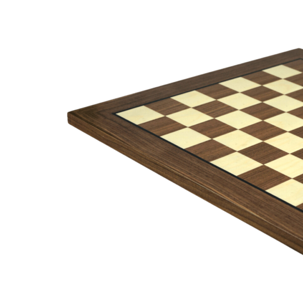 Helena Flat Walnut Chess Board 20 Inch - Image 3