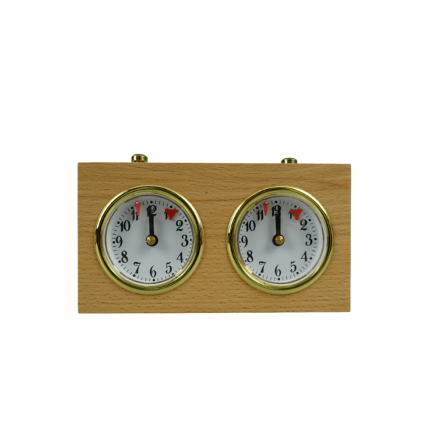 Natural Turnier Analog Wood Chess Clock