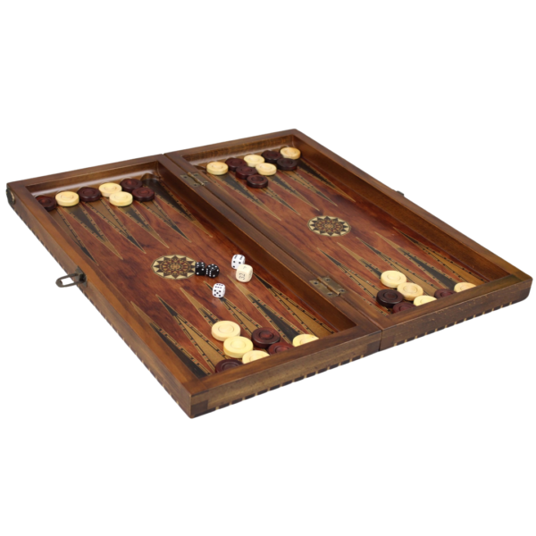 Helena Rural Rosewood Backgammon Set 20 Inch - Image 5