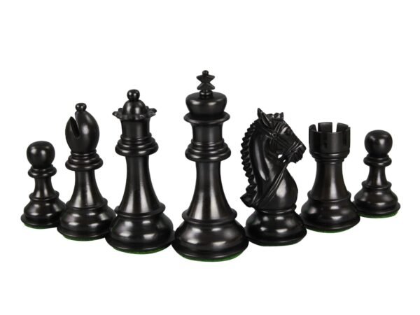 Sheesham Chess Set Sheesham Flat Chess Board 20 Inch With Ebonised King Bridal Staunton Chess Pieces 3.75 Inch - Image 6