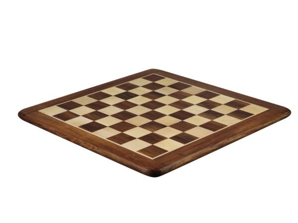 Sheesham Chess Set Sheesham Flat Chess Board 20 Inch With Ebonised King Bridal Staunton Chess Pieces 3.75 Inch - Image 3