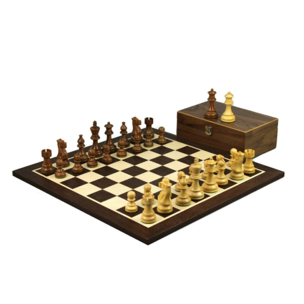 Wenge Chess Set 21 Inch with Weighted Sheesham Classic Staunton Chess Pieces 3.75 Inch