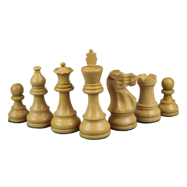 Wenge Chess Set 21 Inch with Weighted Ebonised Classic Staunton Chess Pieces 3.75 Inch - Image 5