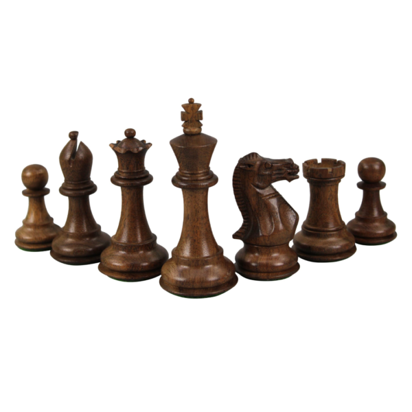 Palisander Chess Set 20 Inch with Weighted Sheesham Morphy Professional Staunton Chess Pieces 3.75 Inch - Image 7