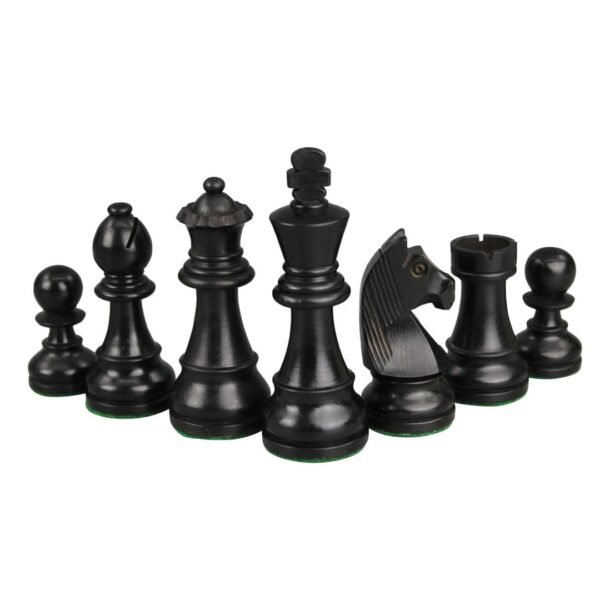 Tiger Ebony Chess Set 20 Inch with Weighted Ebonised German Staunton Chess Pieces 3.75 Inch - Image 7