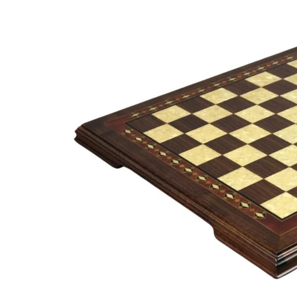 Walnut Chess Set 17 Inch with Helena Chess Board and Weighted Sheesham Atlantic Classic Staunton Chess Pieces 3 Inch - Image 5