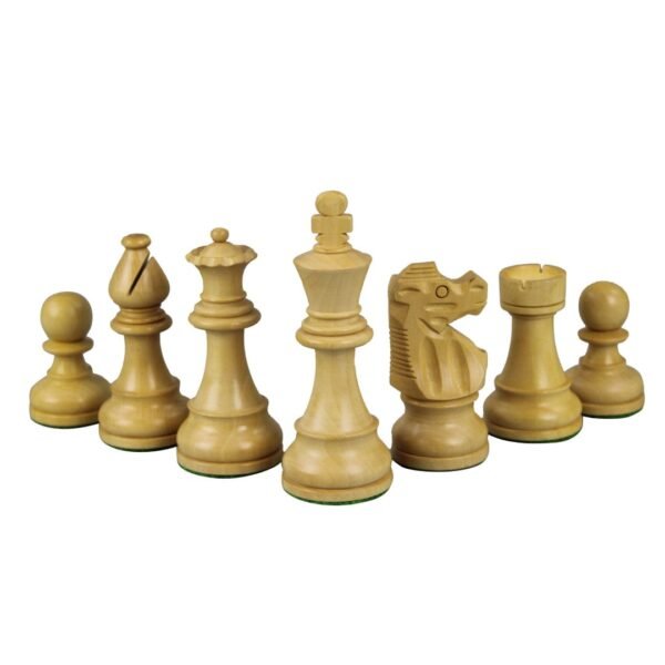 Walnut Chess Set 17 Inch with Helena Chess Board and Weighted Sheesham French Knight Staunton Chess Pieces 3 Inch - Image 7