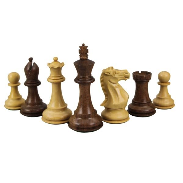 Walnut Chess Set 20 Inch with Weighted Sheesham Morphy Professional Staunton Chess Pieces 3.75 Inch - Image 5