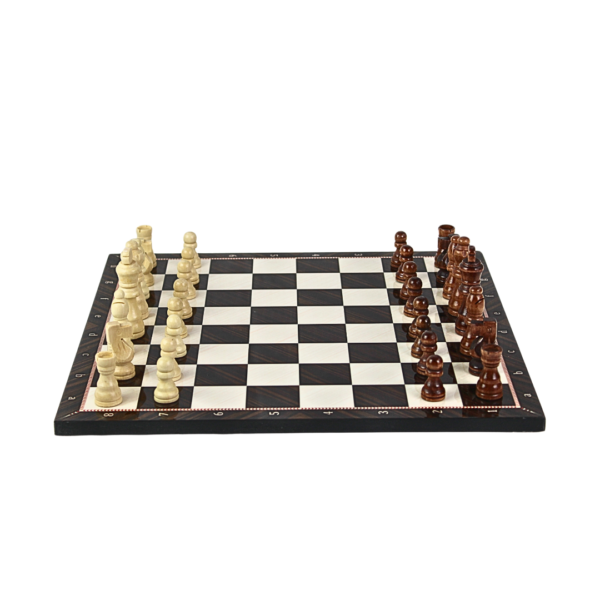 Walnut Design Chess Set 14 Inch - Image 2