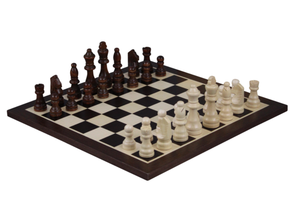 Wenge Chess Set With Chess Pieces And Chess Box 14 Inch - Image 3