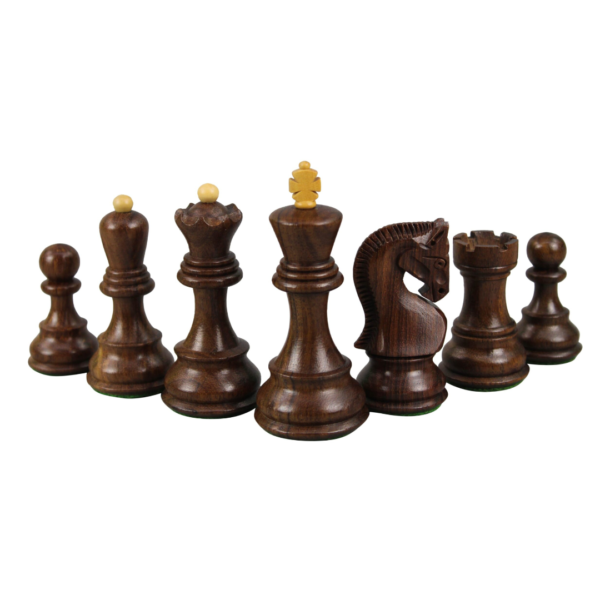 Tiger Ebony Chess Set 20 Inch with Weighted Sheesham Zagreb Staunton Chess 3.75 Inch - Image 7