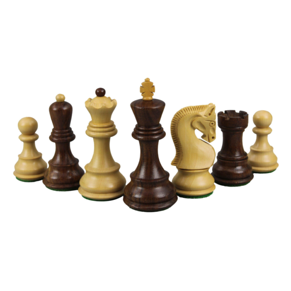 Tiger Ebony Chess Set 20 Inch with Weighted Sheesham Zagreb Staunton Chess 3.75 Inch - Image 5