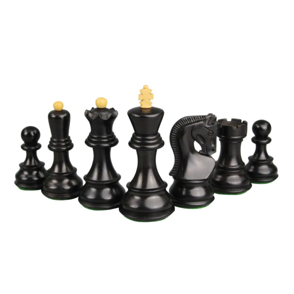 Palisander Chess Set 20 Inch and Weighted Ebonised Zagreb Staunton Chess Pieces 3.75 Inch - Image 7
