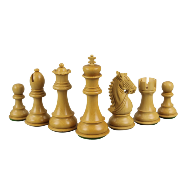 Walnut Chess Set 20 Inch With Helena Mother Of Pearl Flat Board and Weighted Sheesham King Bridal Staunton Chess Pieces 3.75 Inch - Image 6