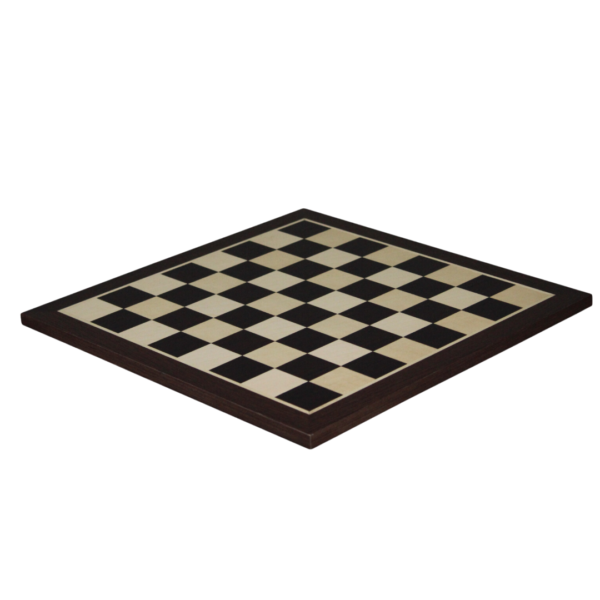 Wenge Chess Set 21 Inch with Weighted Ebonised Staunton Fierce Knight (Queens Gambit) Pieces 3.75 Inch - Image 2