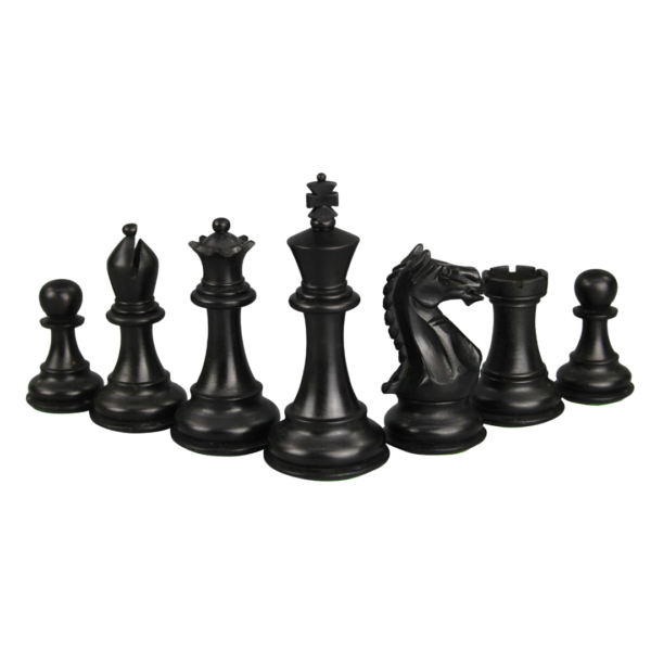 Palisander Chess Set 20 Inch with Weighted Ebonised Staunton Fierce Knight(Queens Gambit) Chess Pieces 3.75 Inch - Image 7