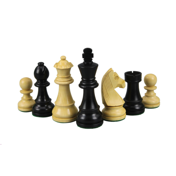 Helena Rural Ebony Chess & Backgammon Set With Ebonised German Staunton Chess Pieces 20 Inch - Image 2