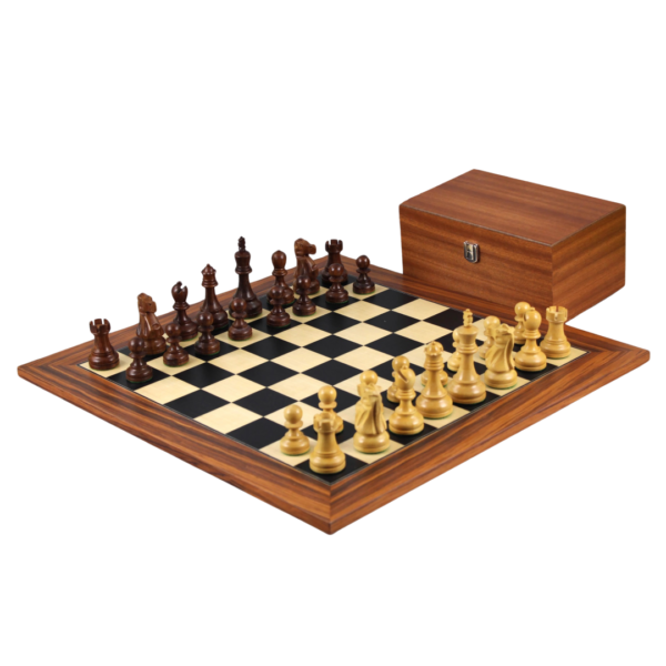Palisander Chess Set 20 Inch with Weighted Sheesham Staunton Reykjavik Chess Pieces 3.75 Inch