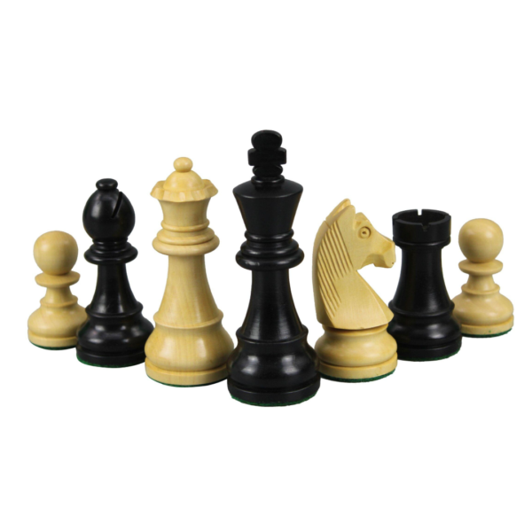 Palisander Chess Set 20 Inch with Weighted Ebonised German Staunton Chess Pieces 3.75 Inch - Image 5