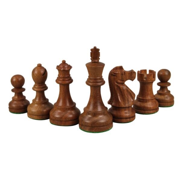 Tiger Ebony Chess Set 20 Inch With Weighted Sheesham Staunton Reykjavik Chess Pieces 3.75 Inch - Image 7