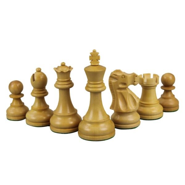 Tiger Ebony Chess Set 20 Inch With Weighted Sheesham Staunton Reykjavik Chess Pieces 3.75 Inch - Image 6