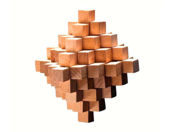 Pineapple Kongming Lock Solid Wood Brain Teaser Puzzle