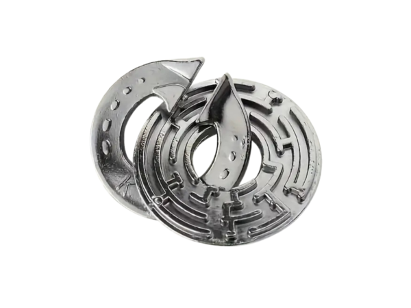Metal Maze Lock Magic Brain Teaser Puzzle