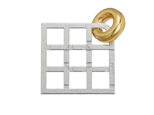 Metal Grid Lock Magic Brain Teaser Puzzle