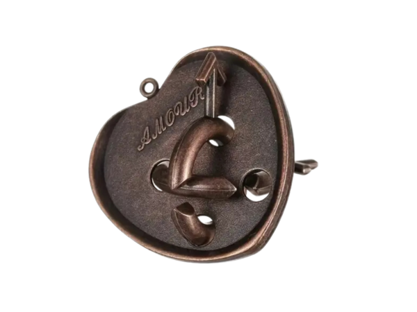 Metal Eros Lock Magic Brain Teaser Puzzle