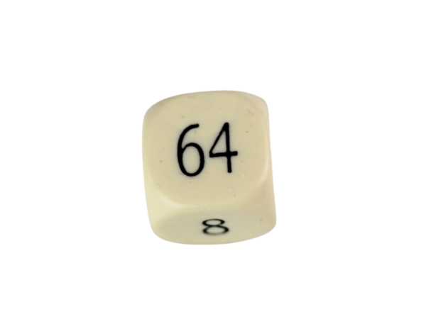 Replacement Backgammon Dice Set & Dice cups- Cream Doubling Cube - Red & Blue Dices - Image 2