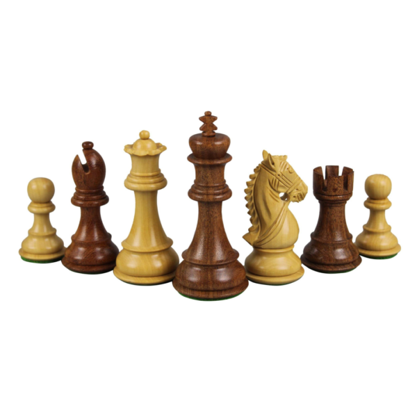 Rosewood Chess Set 20 Inch With Helena Mother of Pearl Flat Board And Weighted Sheesham King Bridal Staunton Chess Pieces 3.75 Inch - Image 6