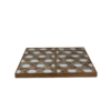 Wooden Honeycomb Design Backgammon Set 19 Inch - Image 4